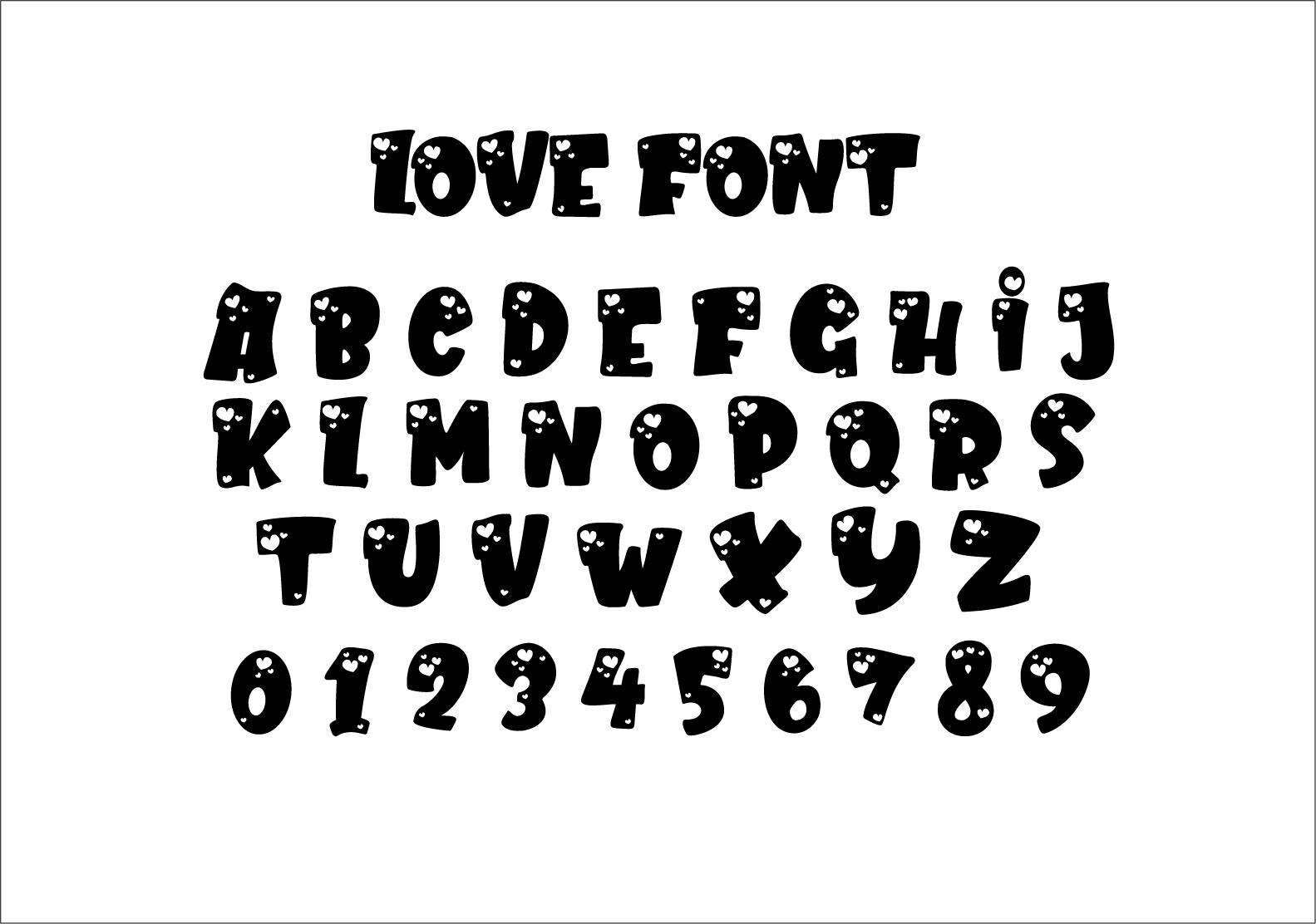 ラブフォント、アルファベット、SVG、PNG、DXF - Etsy 日本