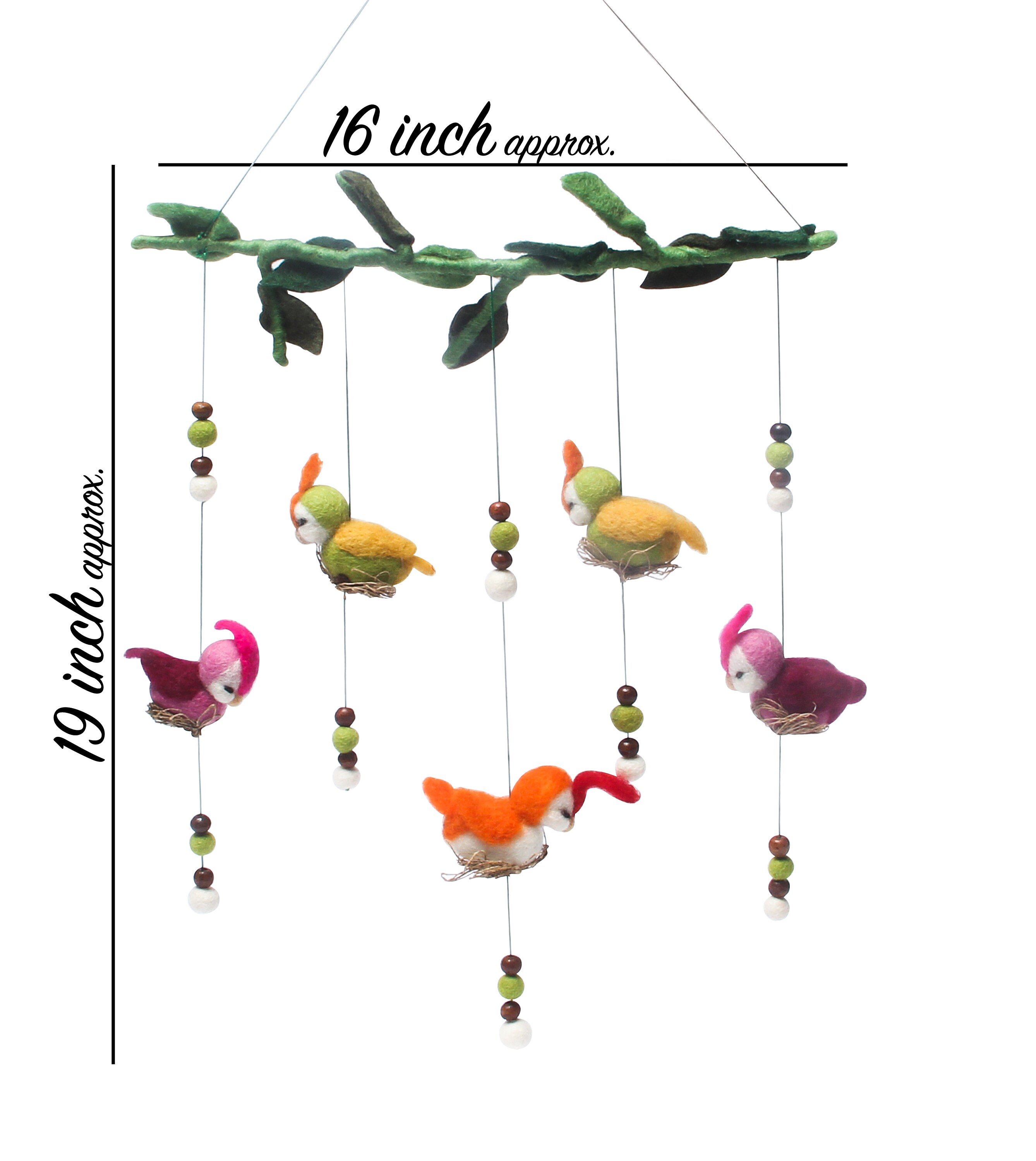 Baby Crib Mobilehandmade-birds-felt Mobile for Your Boy or | Etsy