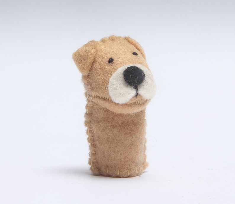 Three DogsFinger PuppetsFeltChildren PuppetsQuiet Etsy