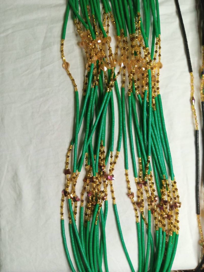 Vinyl Disc Beads Luxurious Wholesale African Waist Beads Etsy