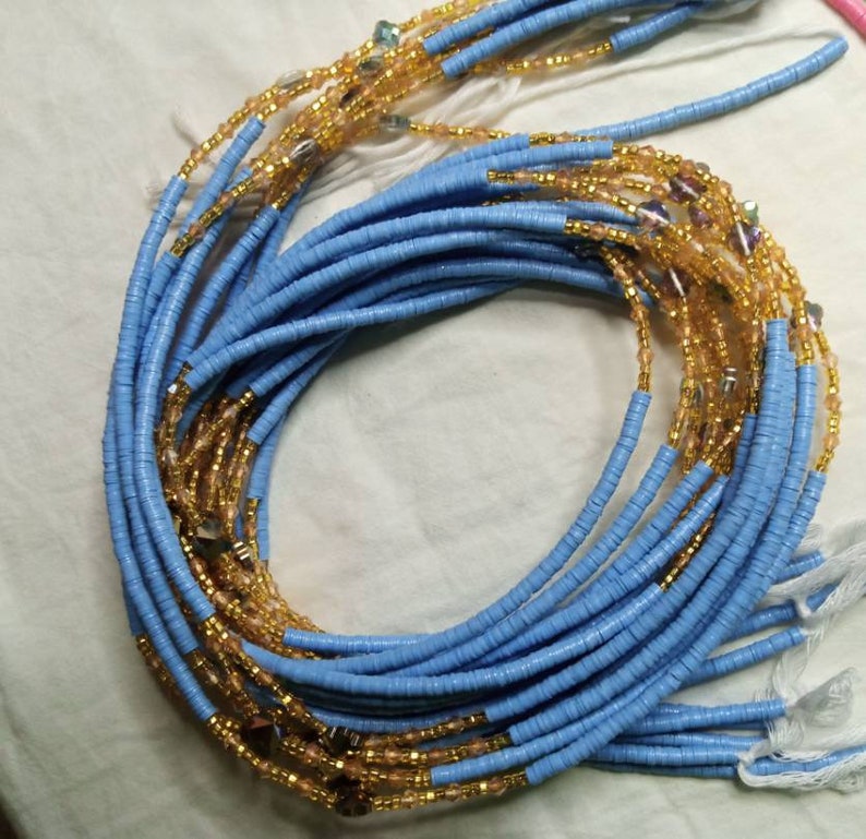 Vinyl Disc Beads Luxurious Wholesale African Waist Beads Etsy