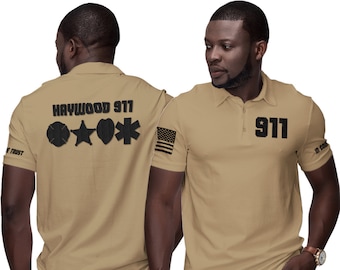 911 Public Safety Dispatcher Telecommunicator Unisex Uniform Polo Shirts