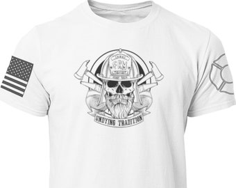 Undying Tradition of the Fire Service Firefighter T Shirt