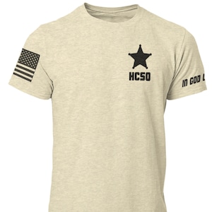 Sheriffs Department Shirt | Sheriffs Office Custom Unisex T Shirts for Sheriff, Deputy, Dispatcher, Detention, and Staff Tee
