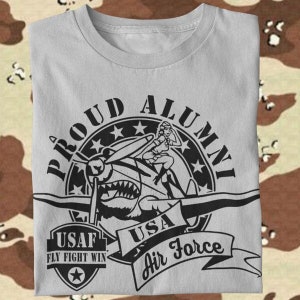 USAF Alumni United States Air Force Active Duty, Reserves, Air National Guard, & Veterans Unisex T Shirt