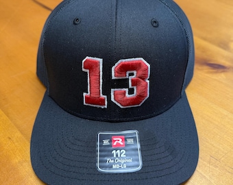 Fire Department Caps with Custom Puff Embroidery Richardson 112 Mesh Back Trucker Hats