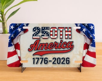 America 250th Anniversary License Plate