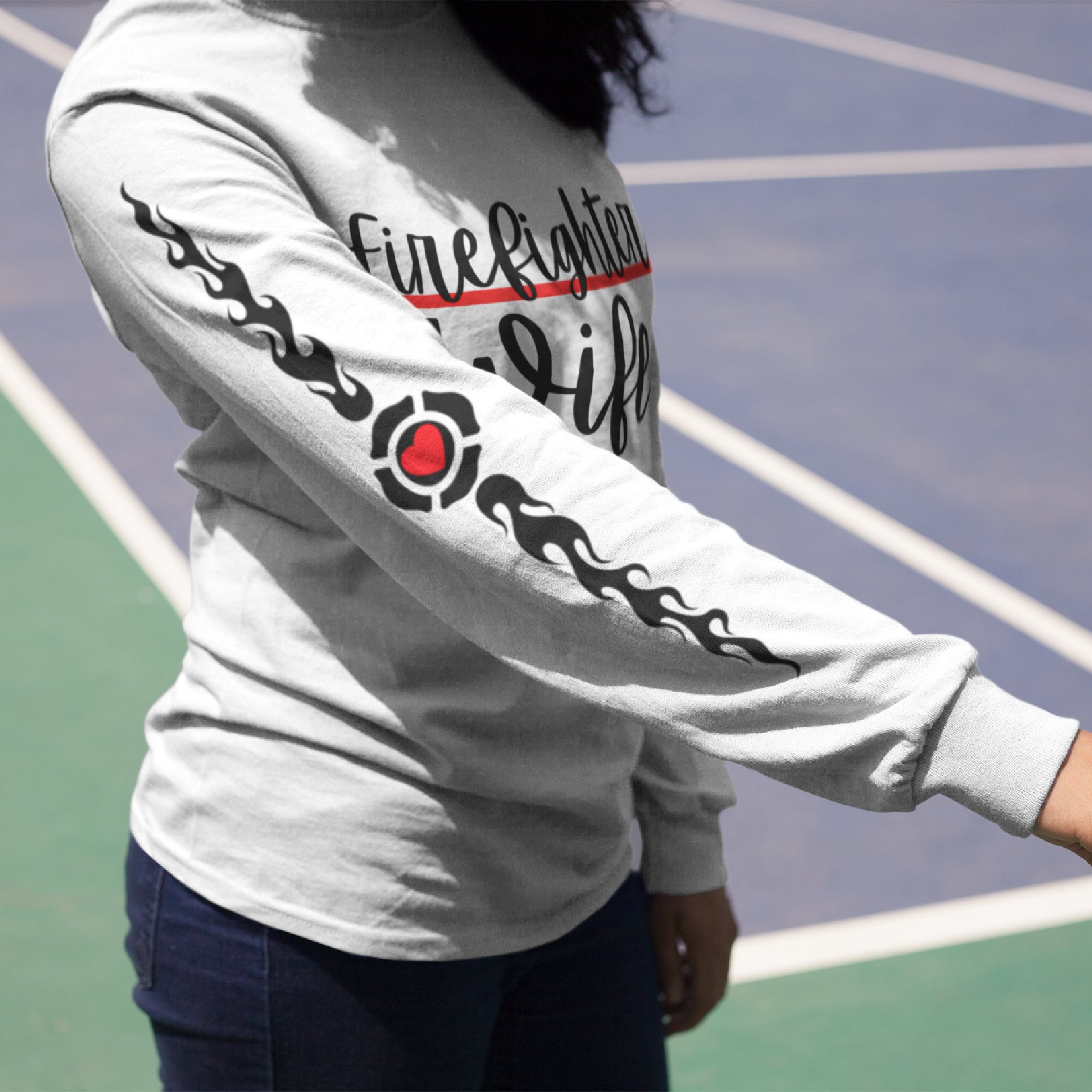 Long Sleeve Flames - Etsy