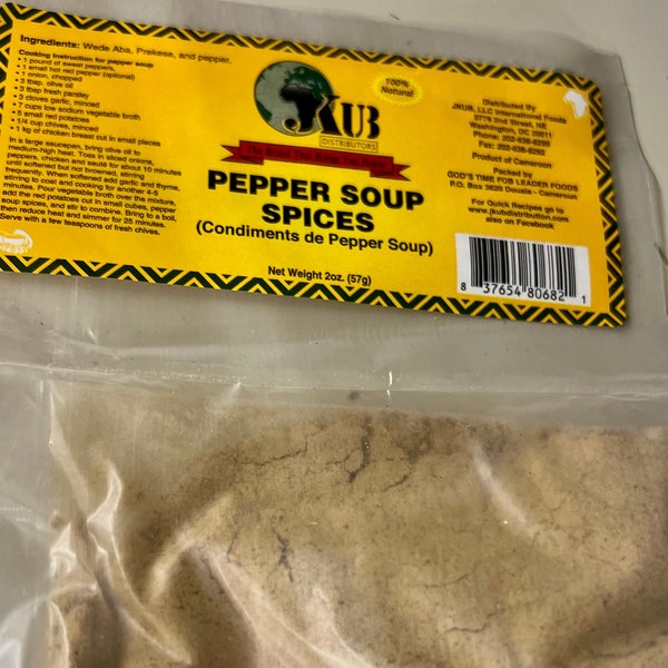 Pepper Soup Spice mix