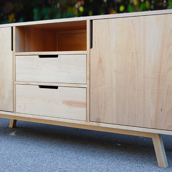 Solid Wood Sideboard Etsy
