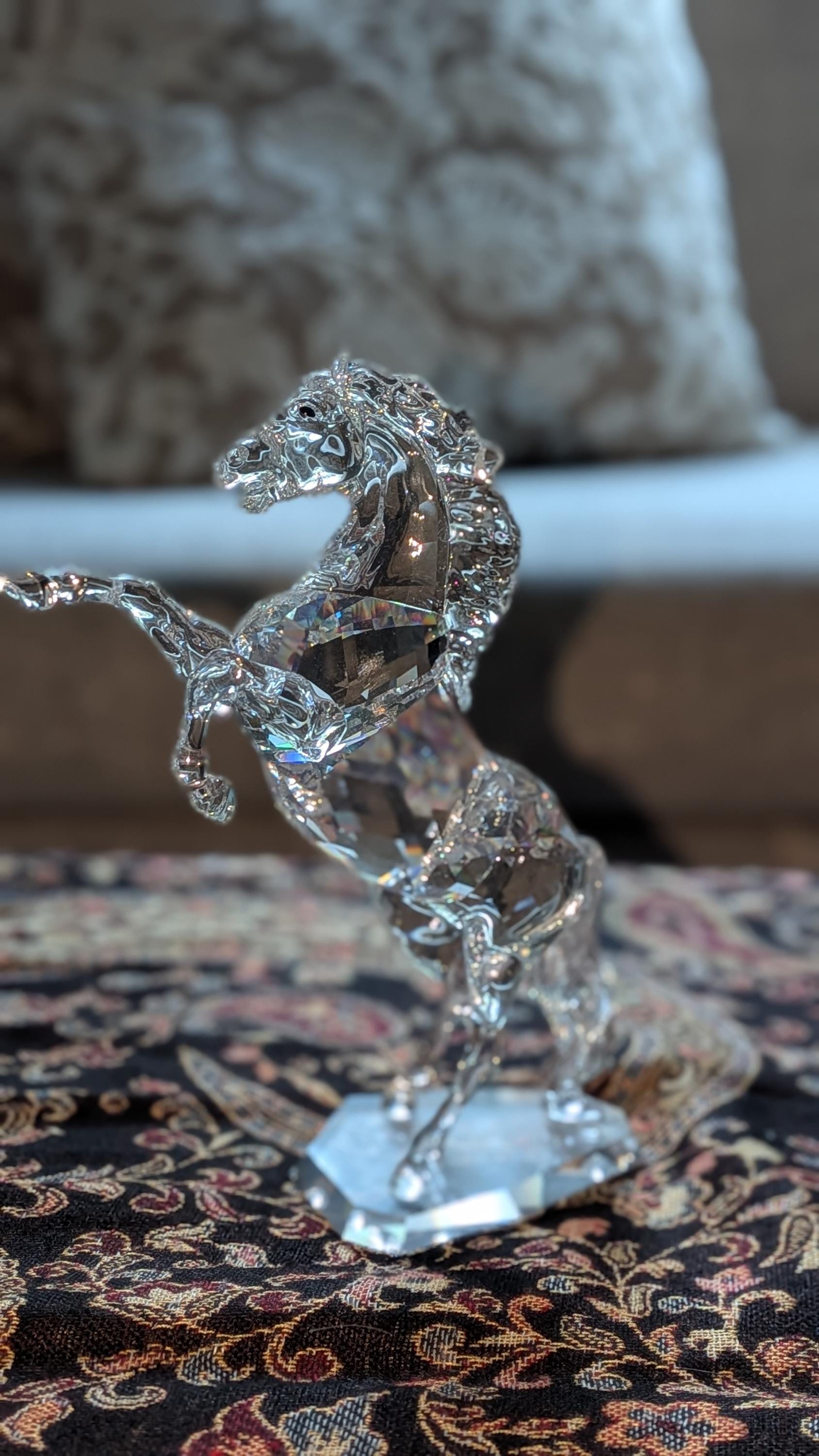 Swarovski Crystal Horse Figurines - Etsy