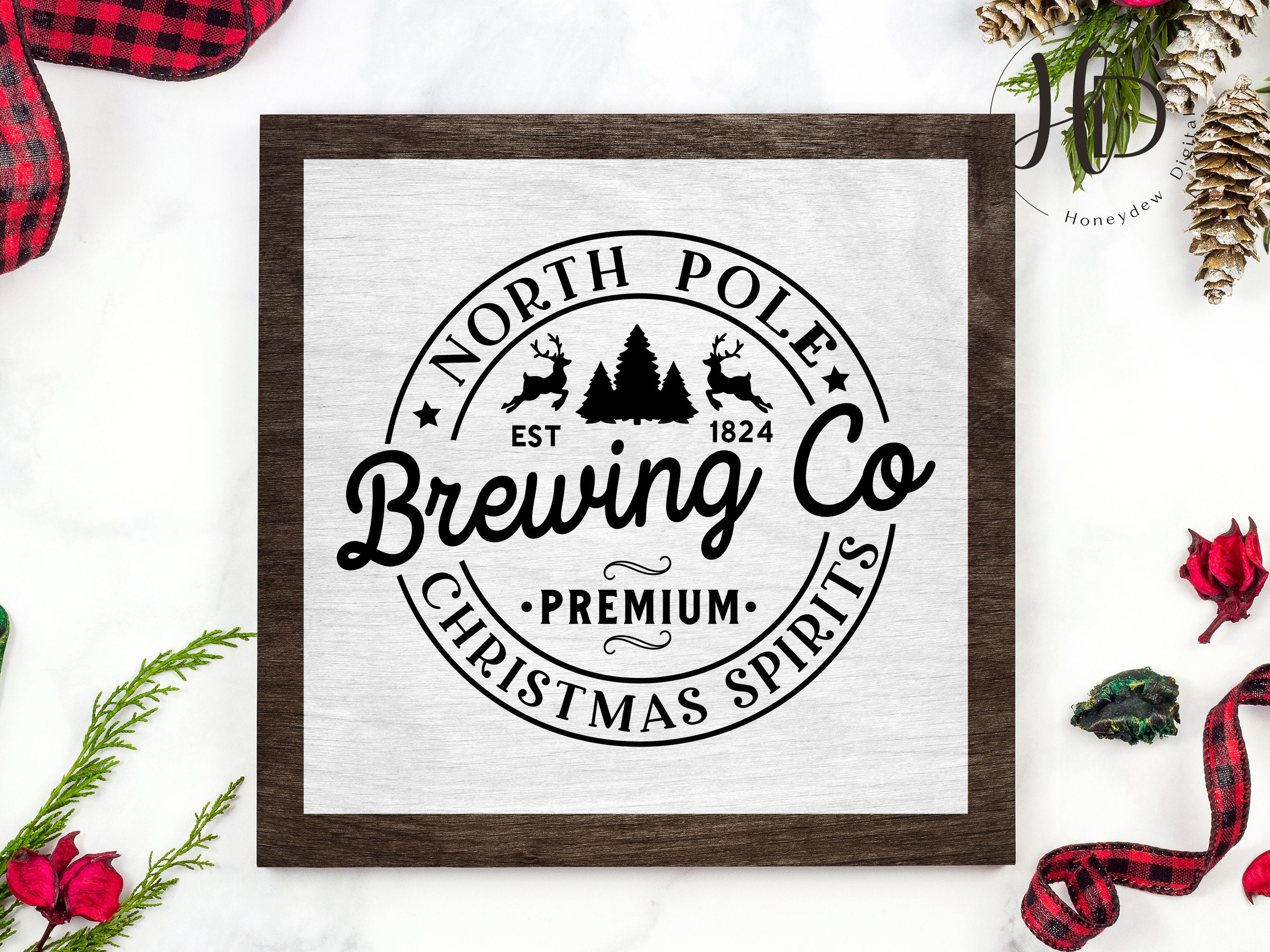 North Pole Brewing Co SVG SVG Files for Circut & Silhouette - Etsy