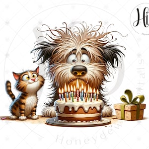 Birthday Cake Clipart for Paper Crafts - Junk Journal - Scrapbook - Card Making - Ephemera - Sublimation, 10 High Res JPG Digital Designs