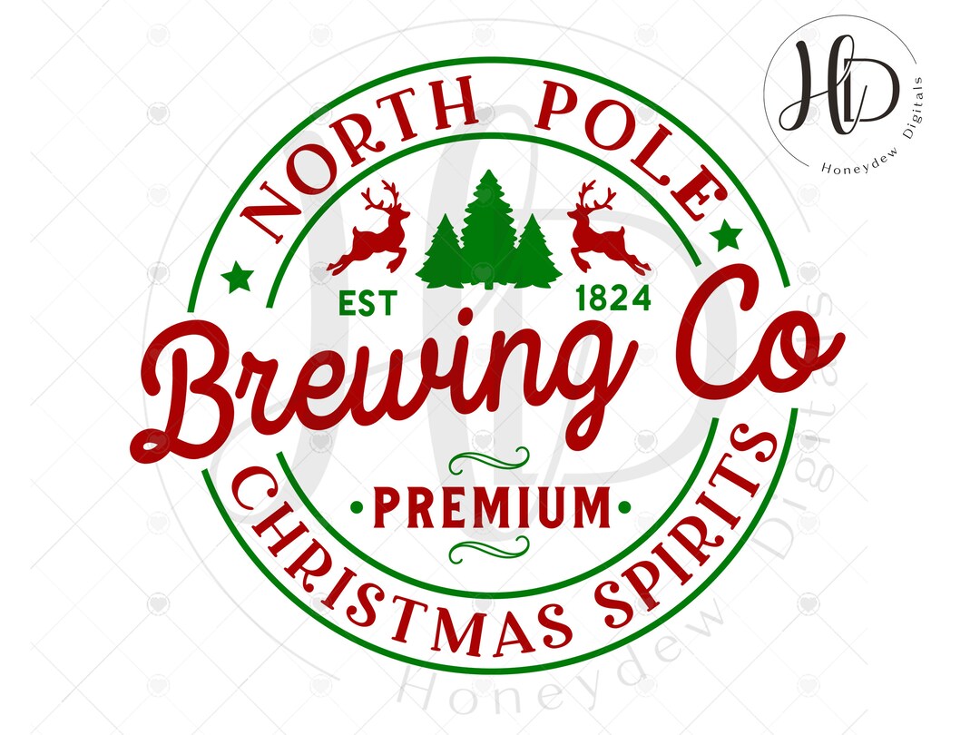 North Pole Brewing Co SVG SVG Files for Circut & Silhouette - Etsy