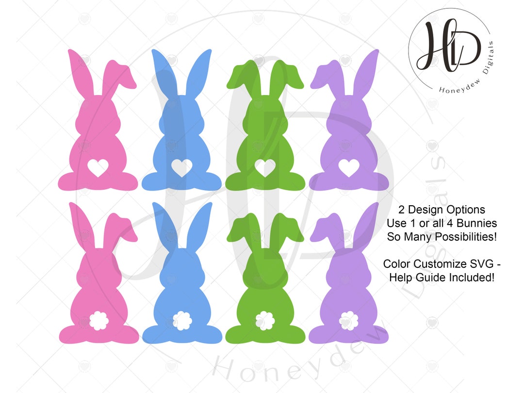Buy Easter Bunny SVG Bundle, Cricut Cut Files, Easter Sublimation for ...