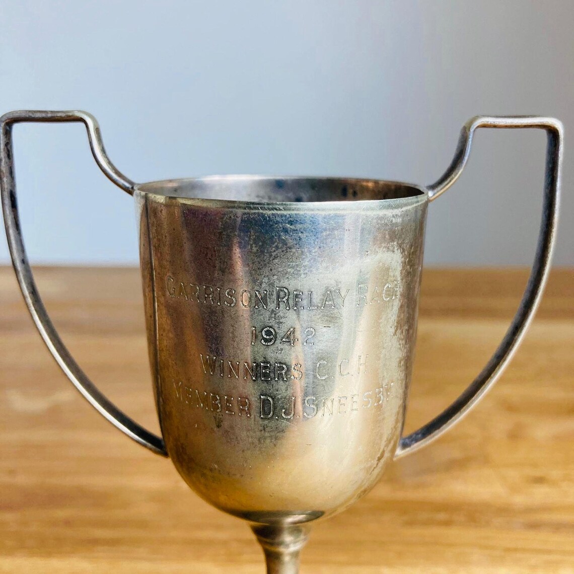 1942 Second World War Trophy Vintage Military Garrison Relay Etsy