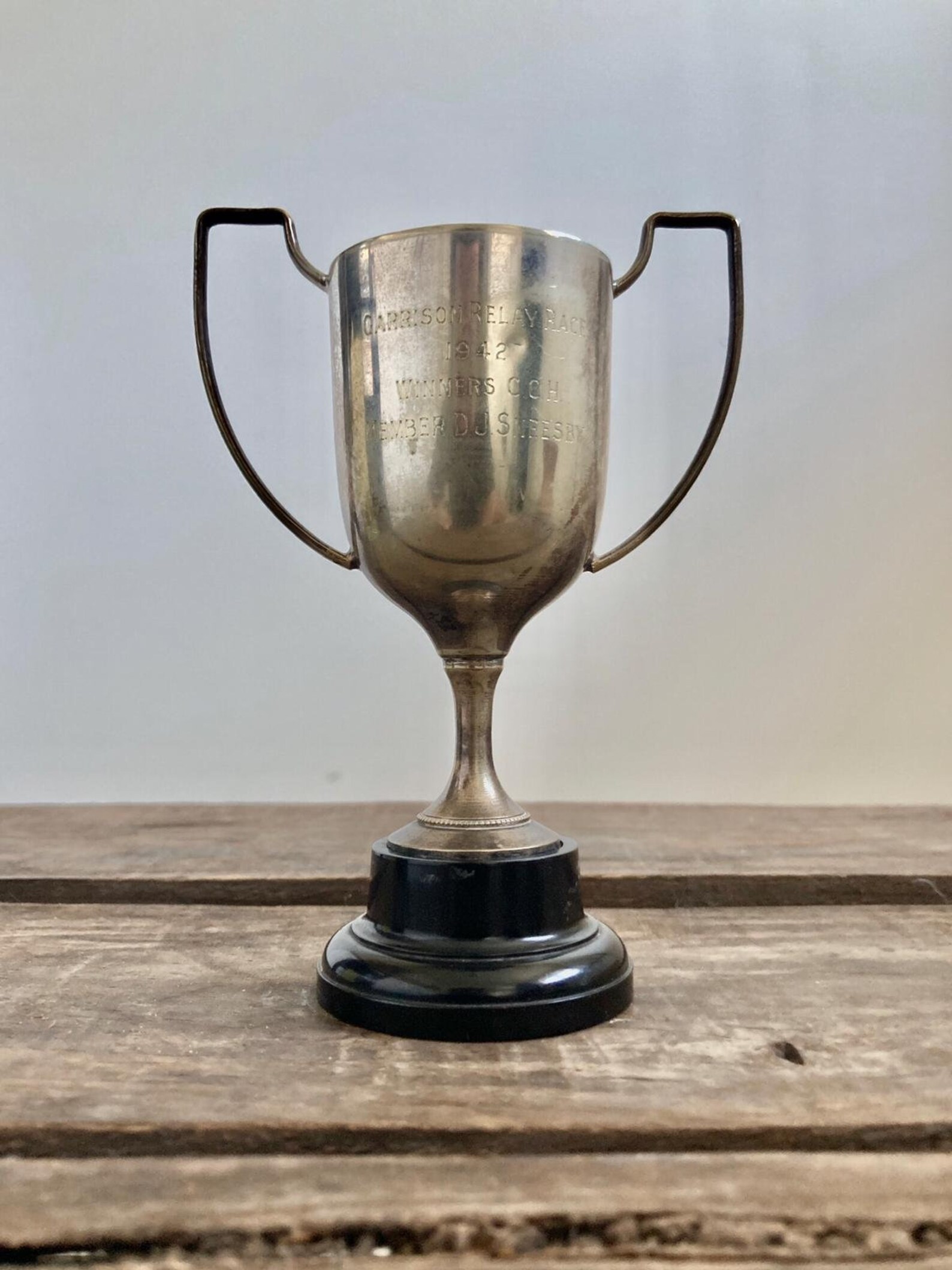 1942 Second World War Trophy Vintage Military Garrison Relay Etsy