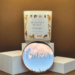 DOG memorial candle,Personalised Pet Loss Candle, Loving Memory Candle ,Pet Memorial Candle, Pet Remembrance Gift, Remember loved One Candle
