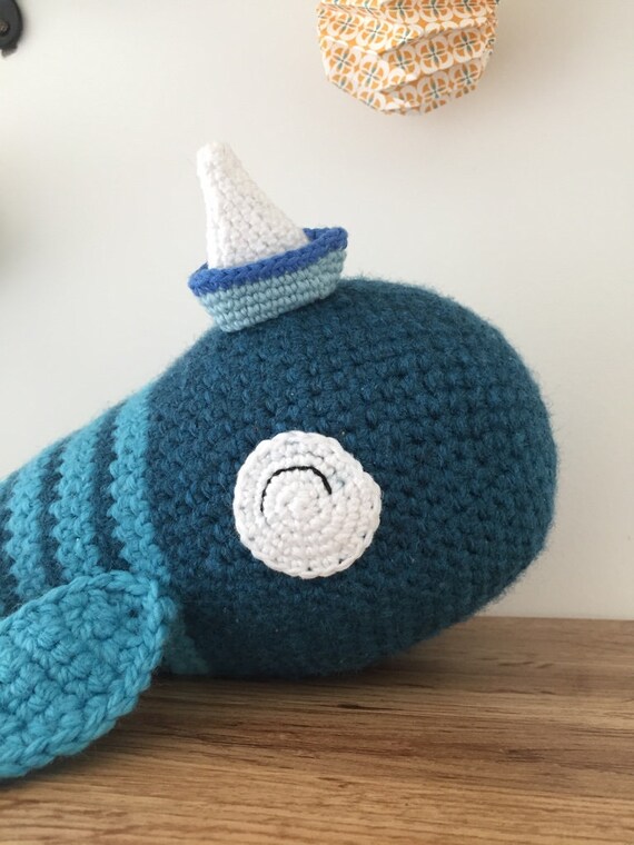 Tutoriel Crochet Pdf Irene La Baleine Patron Amigurumi Etsy