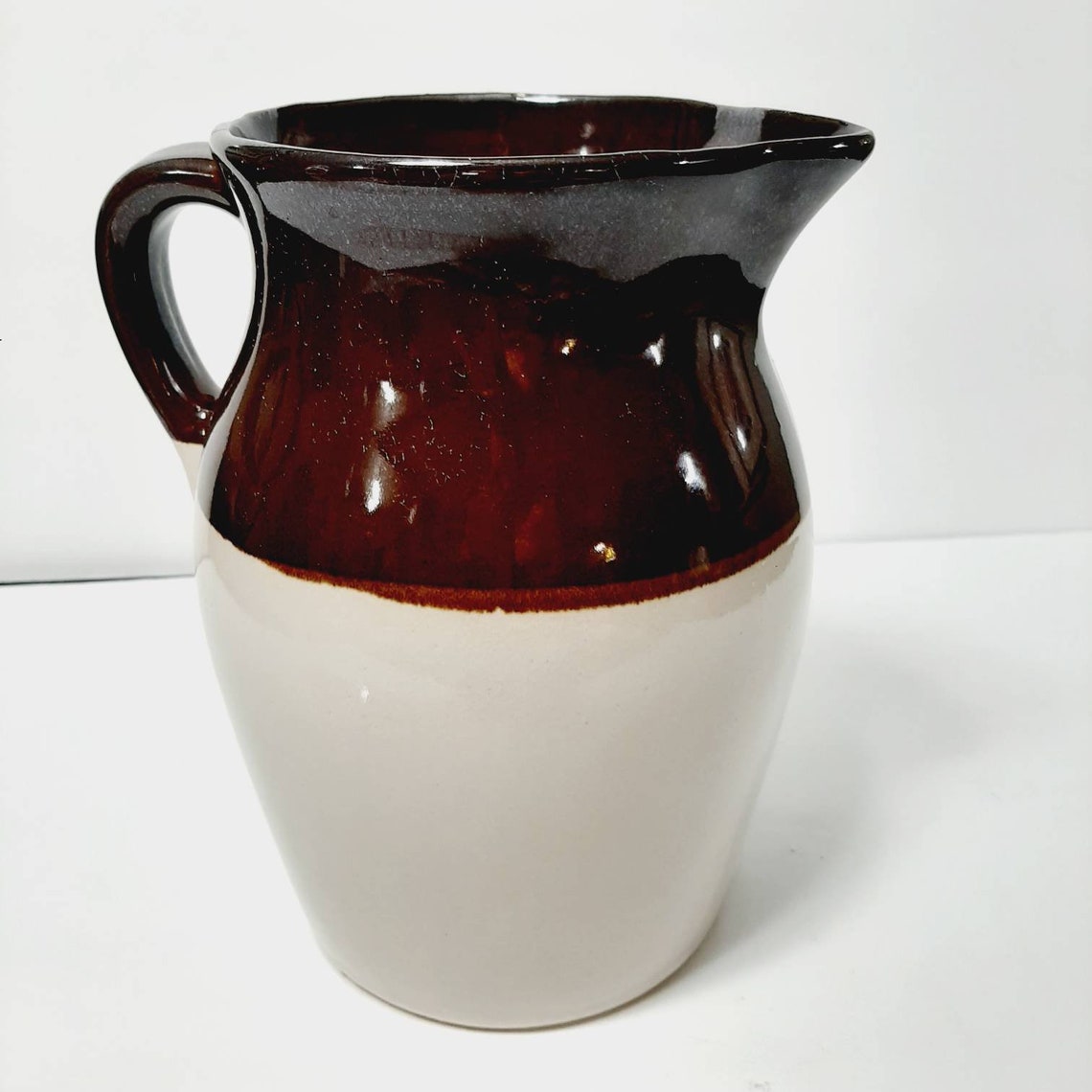 Roseville Ohio R.R.P. Co LARGE 8 Pottery Pitcher | Etsy