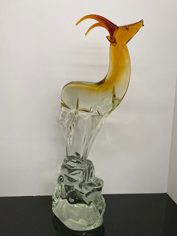 Salviati｜murano/ムラーノ｜ガラスオブジェクト｜赤｜鳥｜ Salviati｜murano/ムラーノ｜ガラスオブジェクト｜赤｜鳥｜ 仕込ん