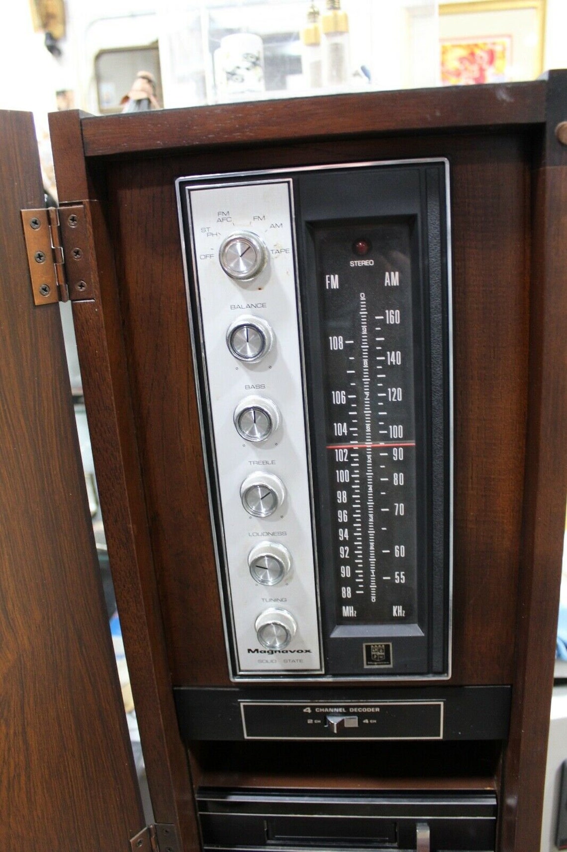 Rare Magnavox Tower Column Pedestal Style Console Stereo 8 Track Mid ...