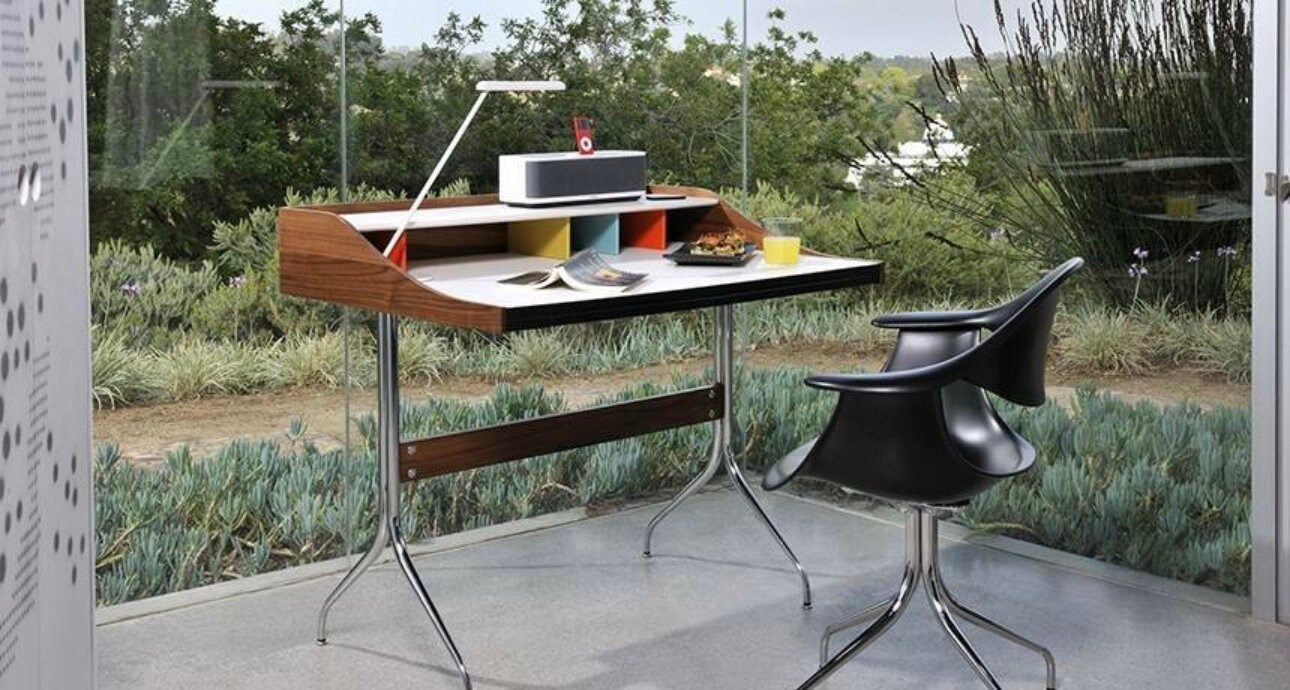ハーマンミラー製ネルソンswag leg desk and tables デスク Nelson Swag Leg Desk and Tables - Desk - Herman Miller