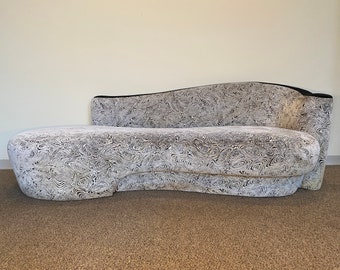 Mid-Century Weiman Right Arm Cloud Sofa Chaise Lounge