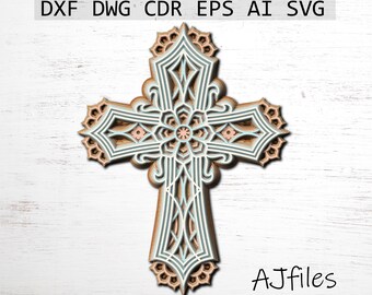 Download Mandala Cross Svg - Free Layered SVG Files