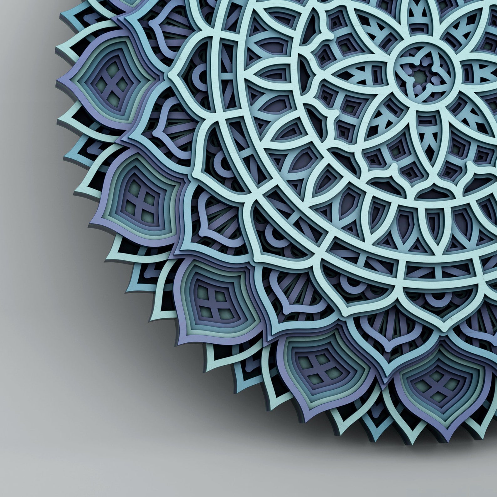 3d Mandala SVG Files for Cricut Laser Cut DXF Mandala File | Etsy
