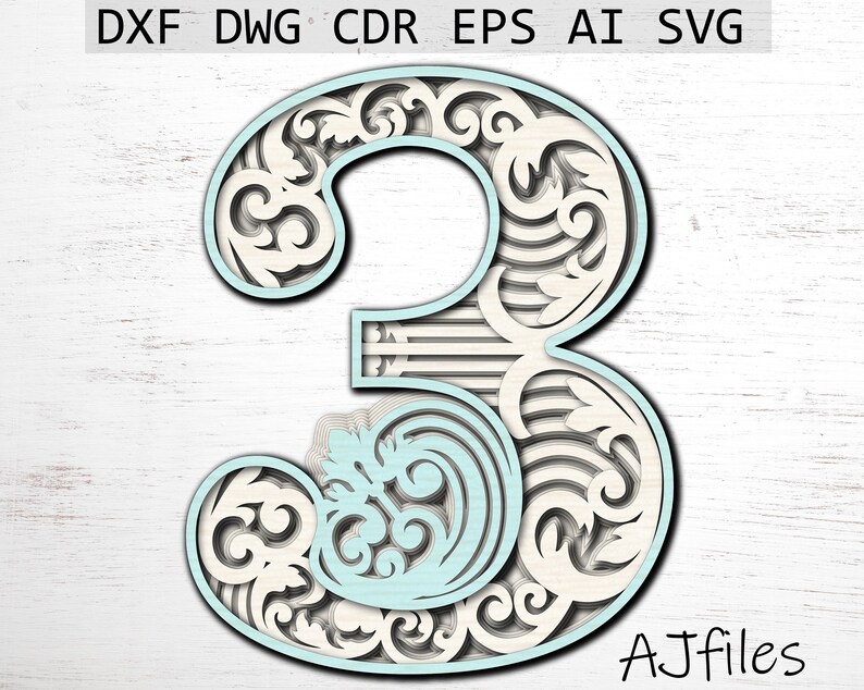 Download Numbers Svg For Cricut Alphabet Letters Svg Layered Number 3 Laser Cut Mandala Number 3d Letters Svg Digital File Download 3d Numbers Drawing Illustration Digital Safarni Org