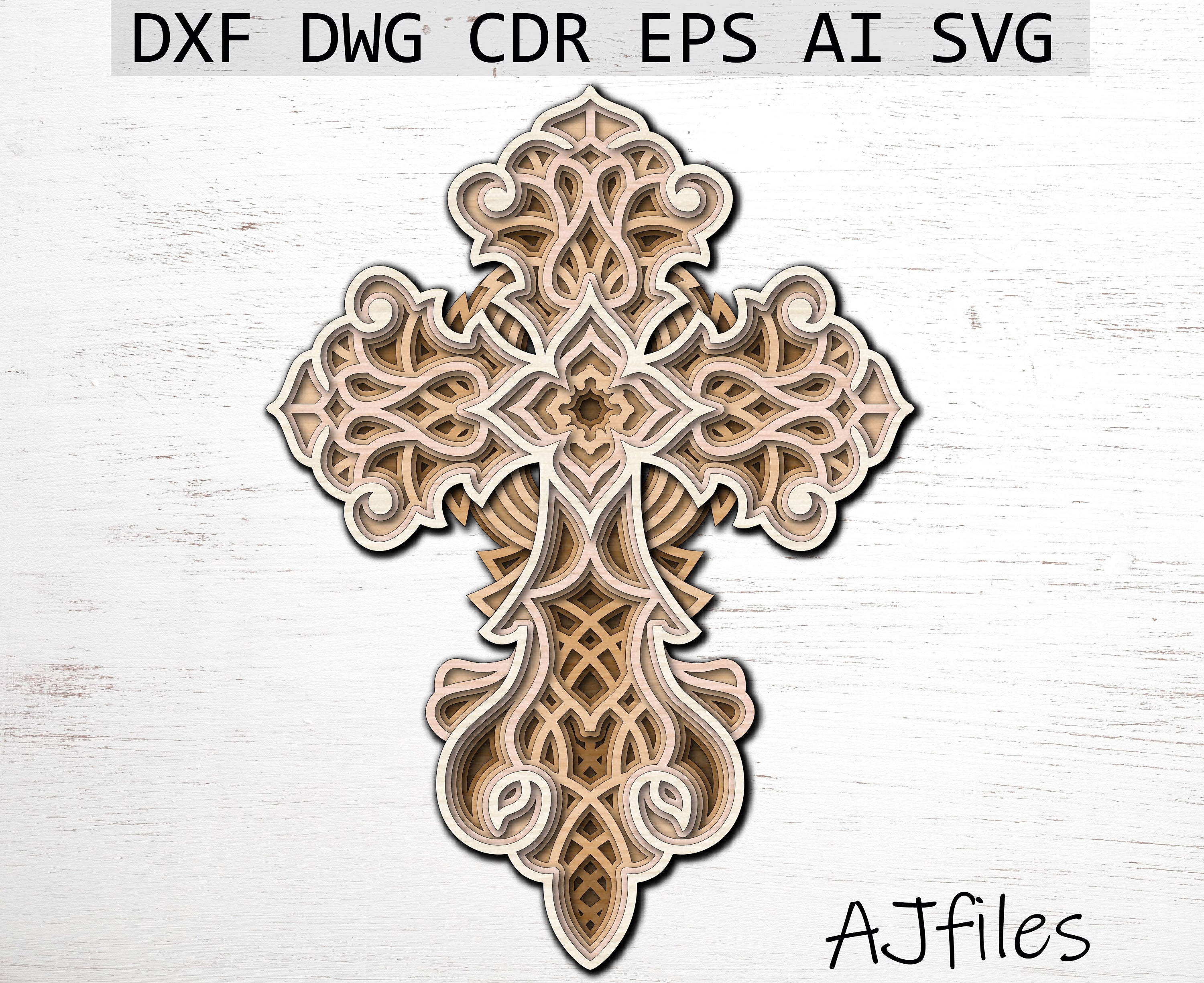 Free Free 262 Layered Cross Mandala Svg SVG PNG EPS DXF File