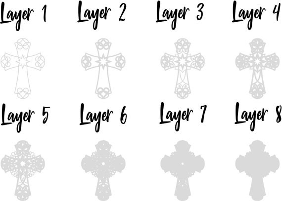 Free Free Layered Cross Svg 654 SVG PNG EPS DXF File