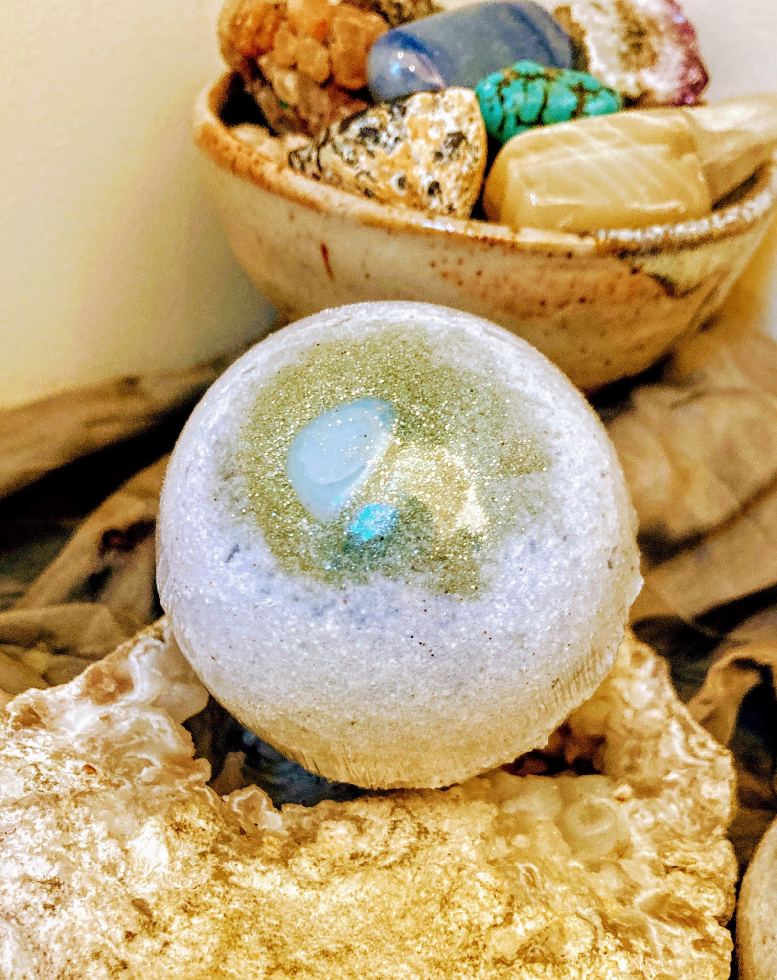Crystal Bath Bomb | Etsy