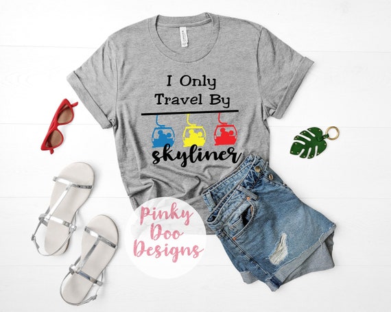 Skyliner T Shirt Disney Transportation 