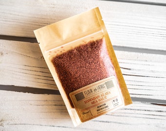 Hawaiian Alaea Sea Salt, Red Salt, Hawaiian Salt, Alaea Sea Salt, Sea Salt, Gourmet Salt, Artisan Salt, Premium Sea Salt, Seasoning