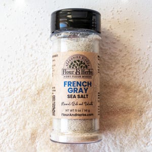 French Gray Sea Salt | Mineral-Rich and Subtle Gourmet Salt for Cooking & Finishing