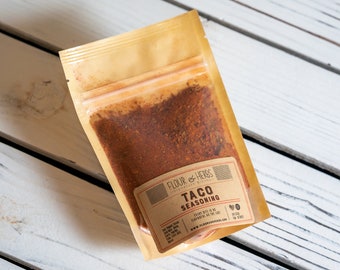 Taco Seasoning, Mexican Spice Mix, Mexican Herbs, Taco Flavor, Taco Spice, Handcrafted Spice, Mexican Taco Mix, Spices