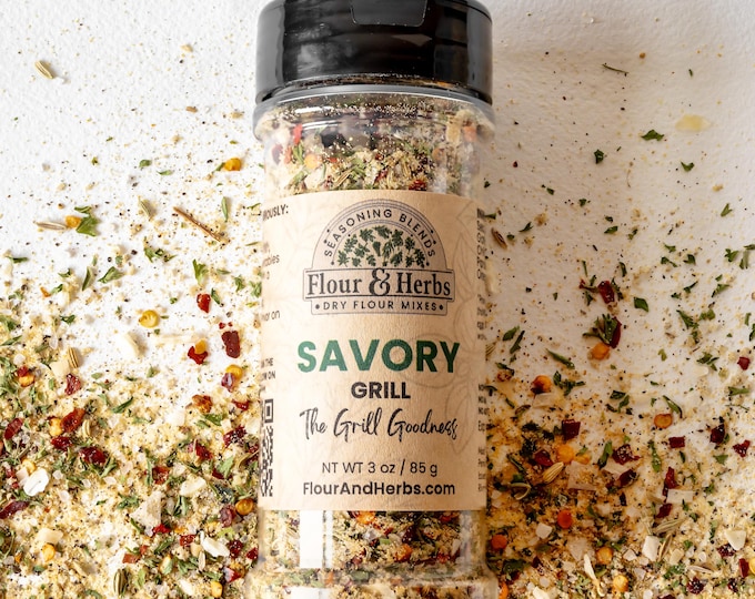 Savory Grill Seasoning Blend - Perfectly Balanced Flavor for Grilled Meats & Veggies