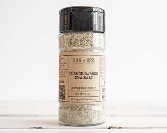 French Garden Sea Salt - Exquisite Infusion of Authentic French Herbs and French Gray Sea Salt