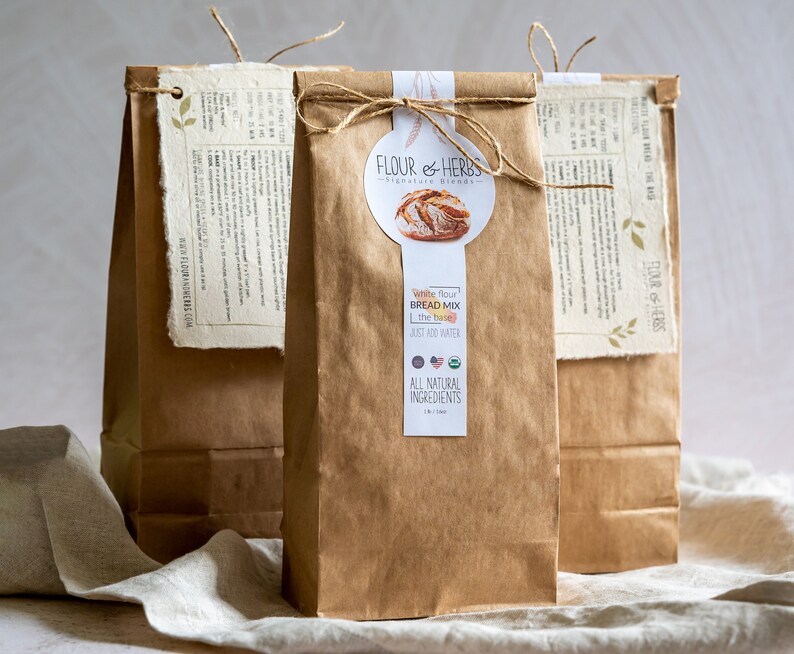 Organic Bread Mix Classic White Wheat Bread Bread Dipping Etsy