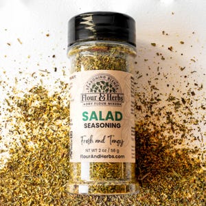Salad Seasoning | Fresh and Tangy Blend for Greens, Vegetables & Dressings