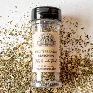 Mediterranean Seasoning | Zesty and Herbaceous Blend for Grilling, Roasting & Salads