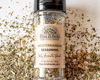 Mediterranean Seasoning | Zesty and Herbaceous Blend for Grilling, Roasting & Salads