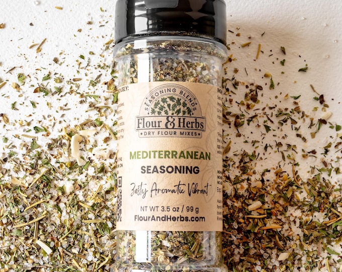 Mediterranean Seasoning | Zesty and Herbaceous Blend for Grilling, Roasting & Salads