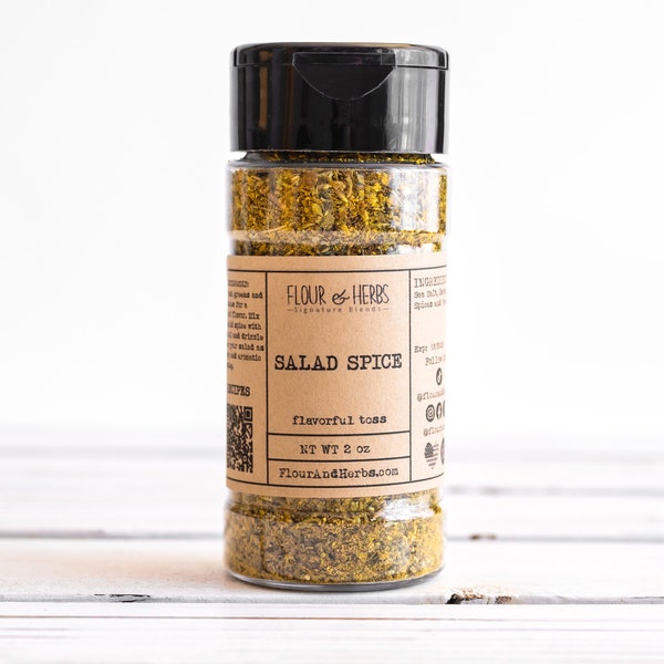 Salad Spice, Seasoning for Veggies, Dressing Herbs Mix, Salad Herbs, Flavorful Salad Spice Mix, Herbs Dressing, Salad Dressing