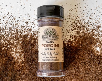 Smoky Porcini Sea Salt: Gourmet Mushroom Seasoning