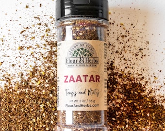 Zaatar | Mélange d'épices du Moyen-Orient piquantes et de noisette pour trempettes, grillades et salades