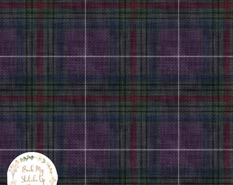 Purple Tartan Seamless Pattern, Winter Tartan Surface Pattern, Plaid Digital Download, Commercial Licence, Non exclusive
