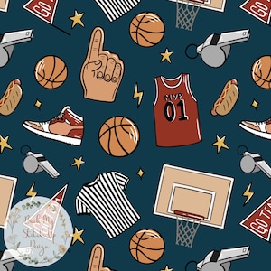 Modello senza cuciture per pallacanestro, design del tessuto da basket, carta per la creazione di file digitali, nba sport senza soluzione di continuità, file senza soluzione di continuità Go Team